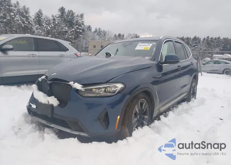 2022 BMW X3 xDrive30I from USA, damaged, VIN 5UX53DP07N9J50327